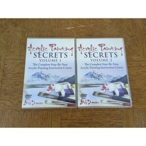 Acrylic Painting Secrets:‎ Volume 1 & 2 (DVD, 7 Disc Set) Bob Davies